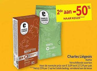 Intermarché Charles liégeois koffie aanbieding