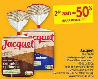 Jacquet toastbrood