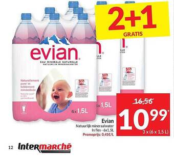 Intermarché Evian aanbieding