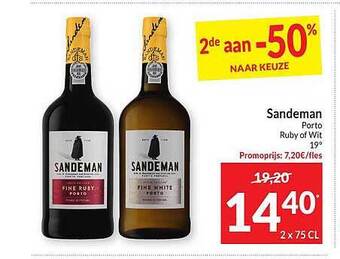 Intermarché Sandeman aanbieding