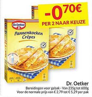 Intermarché Dr. oetker aanbieding