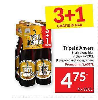 Intermarché Tripel d'anvers aanbieding