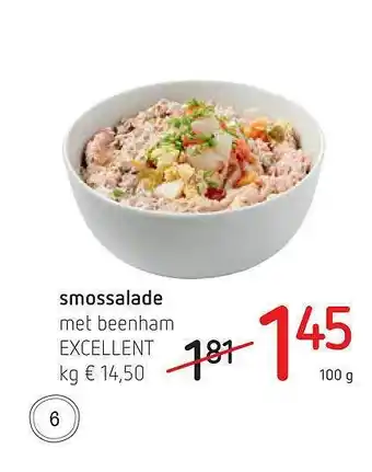 Smossalade met beenham excellent