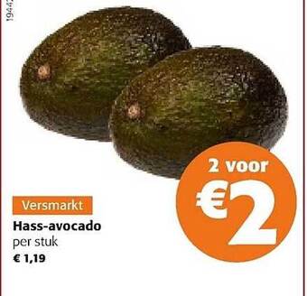 Hass-avocado per stuk