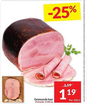 Intermarché Gesmoorde ham aanbieding
