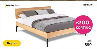 Beter Bed Bed sky aanbieding