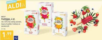 ALDI Mucci Fruitijsjes 4 St. aanbieding
