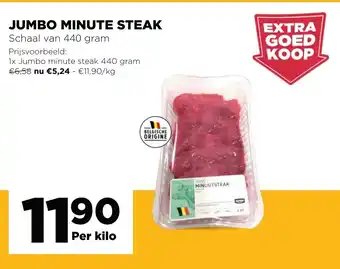 Jumbo Jumbo Minute Steak 440g aanbieding