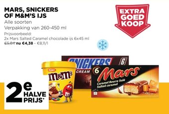 Jumbo Mars, Snickers of M&M's IJS aanbieding