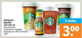 Albert Heijn Starbucks ijskoffie aanbieding