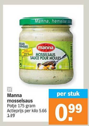 Manna mosselsaus