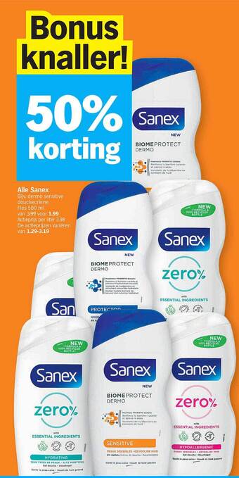 Albert Heijn Sanex aanbieding