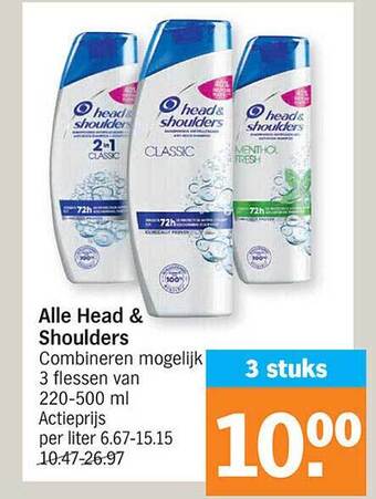 Albert Heijn Head & shoulders aanbieding
