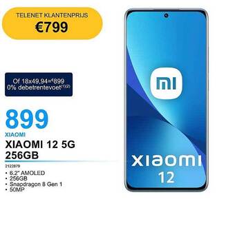 Xiaomi 12 5g 256gb