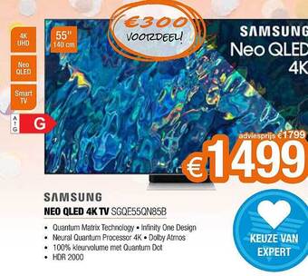 Expert Samsung neo qled 4k tv aanbieding