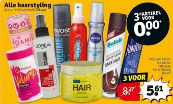 Kruidvat Alle haarstyling aanbieding