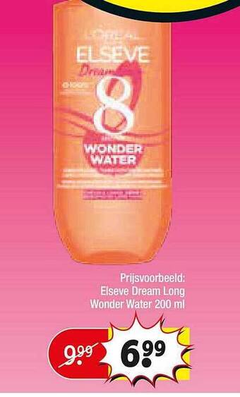 Elseve dream long wonder water