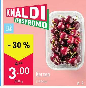 ALDI Kersen aanbieding