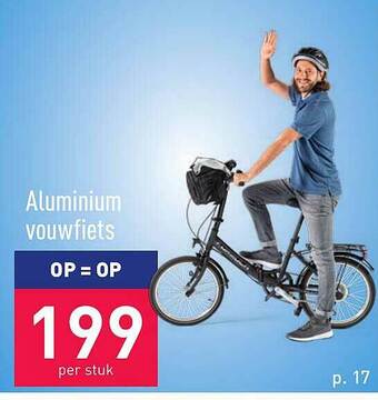 ALDI Aluminium Vouwfiets aanbieding