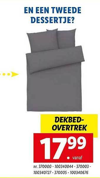 Lidl Dekbedovertrek aanbieding