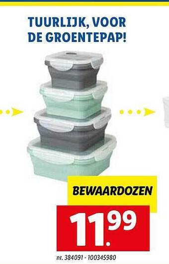 Lidl Bewaardozen aanbieding