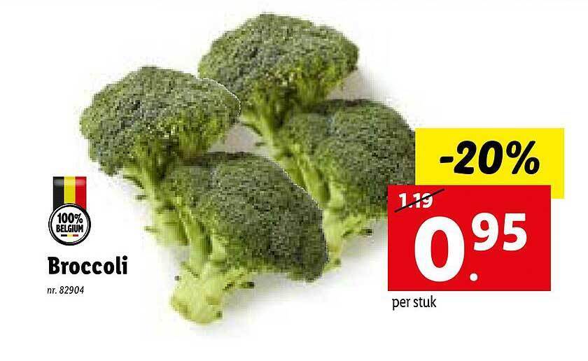 Broccoli promotie bij Lidl