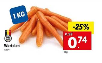 Lidl Wortelen aanbieding