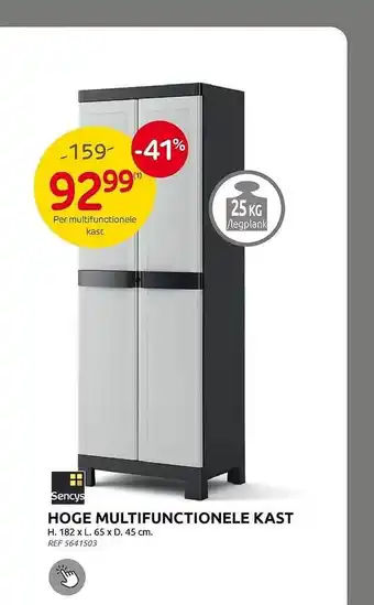 Hoge multifuntionele kast