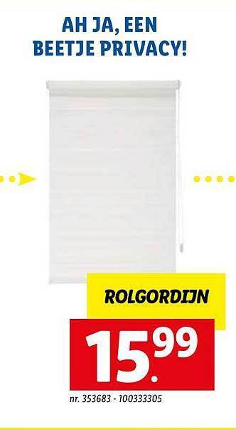 Lidl Rolgordijn aanbieding