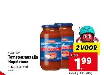 Lidl Tomatensaus alla napoletana aanbieding