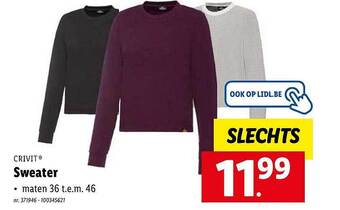 Lidl Sweater aanbieding
