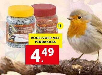 Lidl Vogelvoer met pindakaas aanbieding