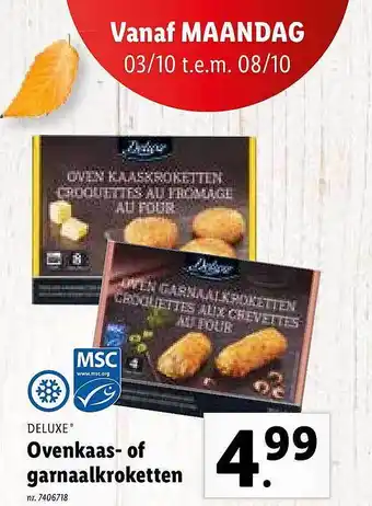 Ovenkaas of garnaalkroketten