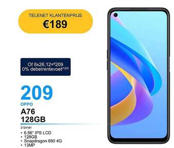 Oppo a76 128gb
