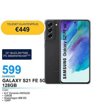 AUVA Samsung galaxy s21 fe 5g 128gb aanbieding