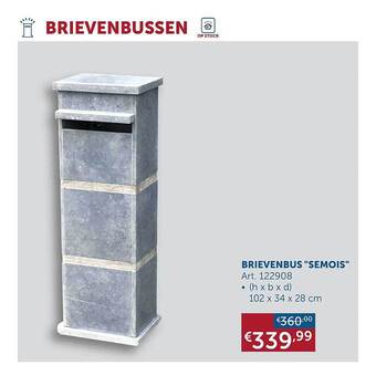 Zelfbouwmarkt Brievenbus aanbieding