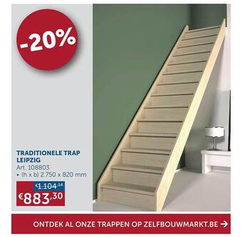 Zelfbouwmarkt Traditionele trap leipzig aanbieding