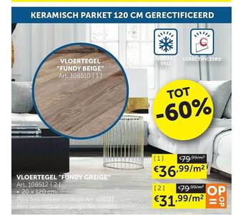 Zelfbouwmarkt Vloertegel aanbieding