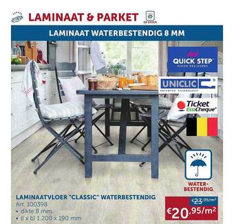 Zelfbouwmarkt Laminaatvloer aanbieding