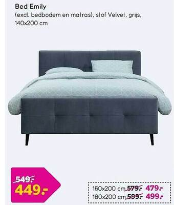 Leen Bakker Bed emily aanbieding