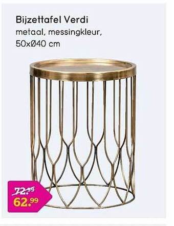 Leen Bakker Bijzettafel verdi aanbieding