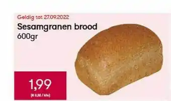 Sesamgranen brood