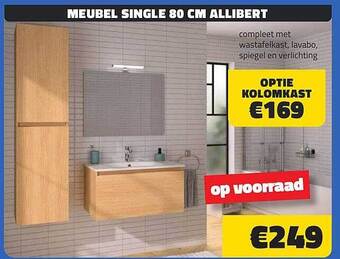 Bouwcenter Frans Vlaeminck Meubel single 80 cm allibert aanbieding