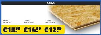 Bouwcenter Frans Vlaeminck Osb-3 aanbieding