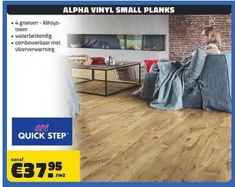 Alpha vinyl small planks