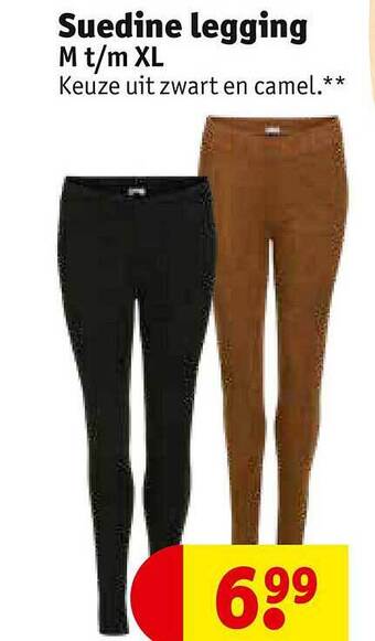 Kruidvat Suedine legging aanbieding
