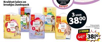 Kruidvat Kruidvat luiers en broekjes jumbopack aanbieding