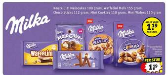 Kruidvat Milka mini cookies aanbieding