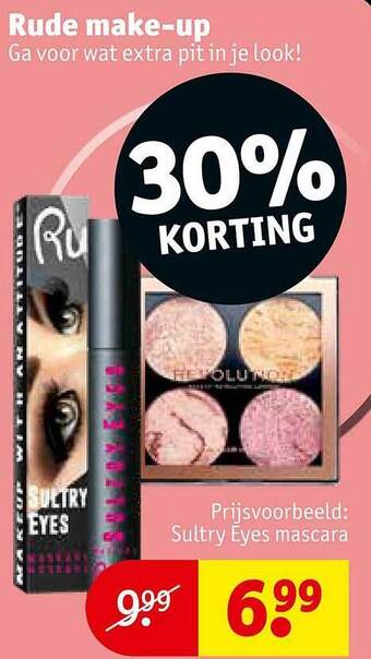 Kruidvat Rude make-up aanbieding