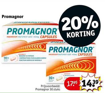 Kruidvat Promagnor 20% korting aanbieding